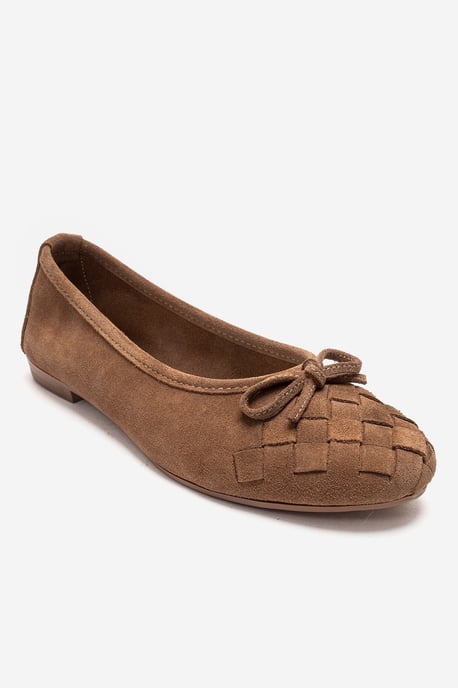Nopos Leder Cap-Toe Ballerina - Image 3