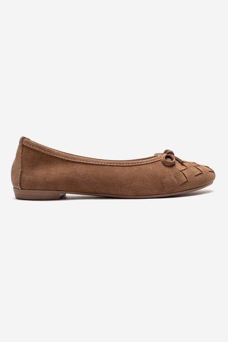 Nopos Leder Cap-Toe Ballerina - Image 4