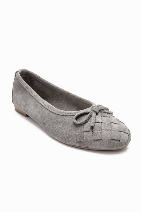 Nopos Leder Cap-Toe Ballerina - Image 4