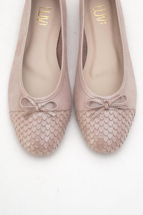 Copos Leder Schleife Kappe Ballerina - Image 2