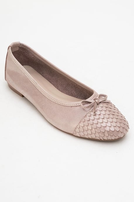 Copos Leder Schleife Kappe Ballerina - Image 3
