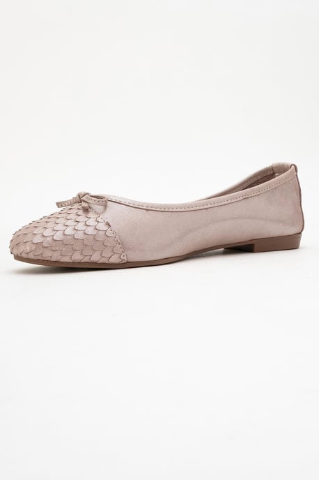 Copos Leder Schleife Kappe Ballerina - Image 4
