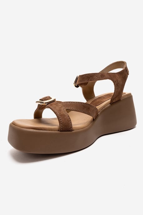 Kalia Leder Keilabsatz Sandale - Image 6