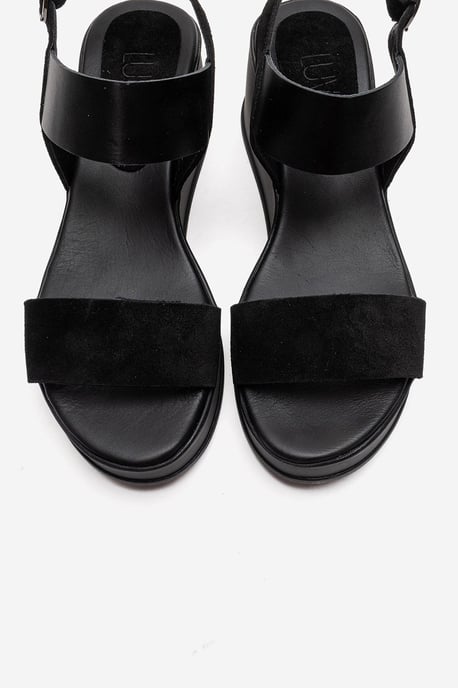 Lolanthe Leder Keilabsatz Sandale - Image 2