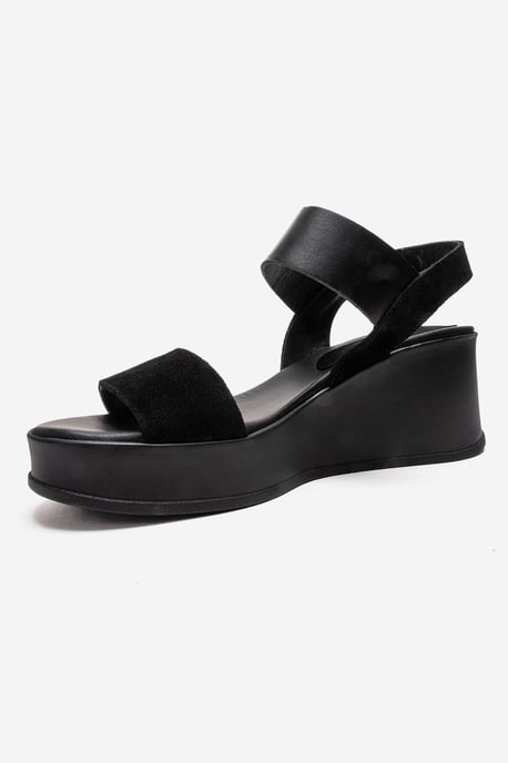 Lolanthe Leder Keilabsatz Sandale - Image 6