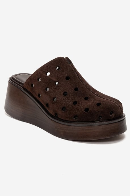 Nives Leder-Keilabsatz-Sandale - Image 3