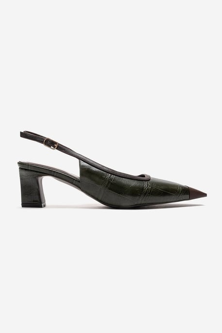 Hilda Blockabsatz Pumps - Image 4