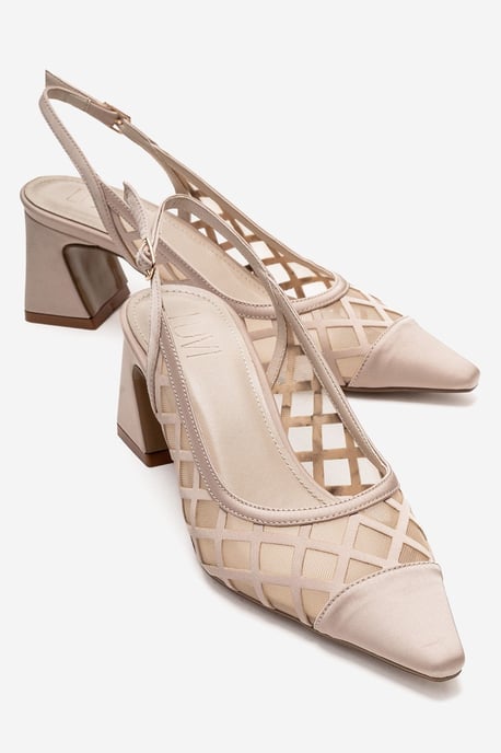 Alveron Blockabsatz Mesh Pumps - Image 1