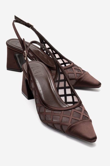 Alveron Blockabsatz Mesh Pumps - Image 1