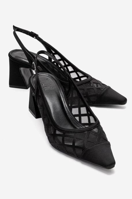 Alveron Blockabsatz Mesh Pumps - Image 1