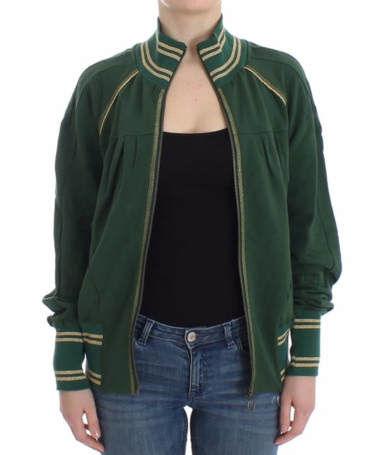 John Galliano Grüner Mock-Zip Cardigan Sweatshirt Pullover Jacke - Image 6