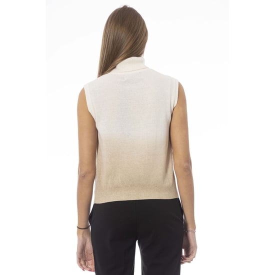 Baldinini Trend Weiße Wolle Pullover für Damen - Image 3
