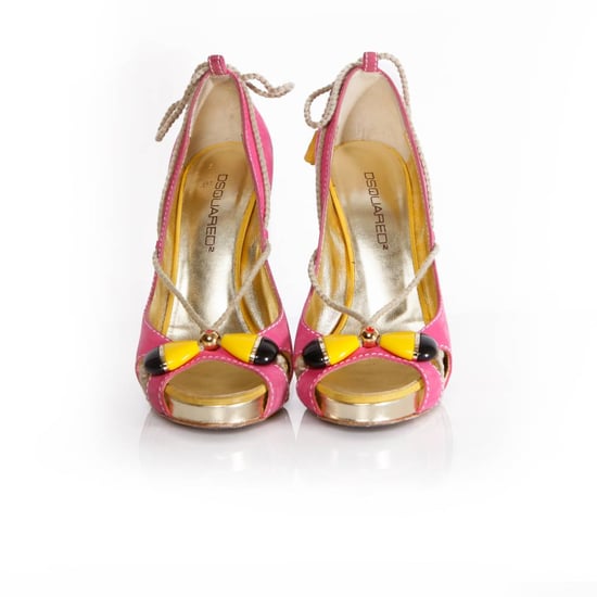 Dsquared2, Barbie-rosa Wildlederpumps - Image 4