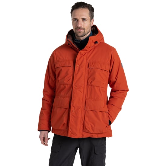 Craghoppers - "Breckon" Jacke, wasserfest für Herren (Karneol Orange) - Image 3