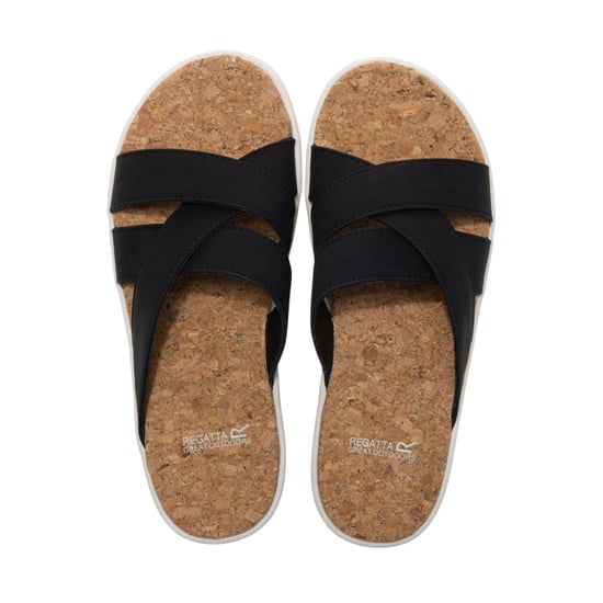Regatta - "Cassie" Leopardenmuster Sandalen für Damen (Schwarz) - Image 5
