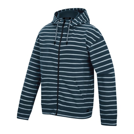 Regatta - "Bayletta" Hoodie mit durchgehendem Reißverschluss für Damen (Marine/Weiß) - Image 3