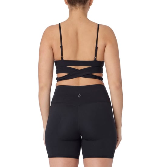 Skechers Goflex Slim Wrap Bra Polyester Damen schwarzer Sport-BH - Image 2