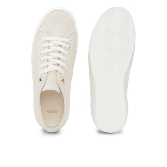 Women's Boss AidenLM Tennis Trainers in White - Image 5