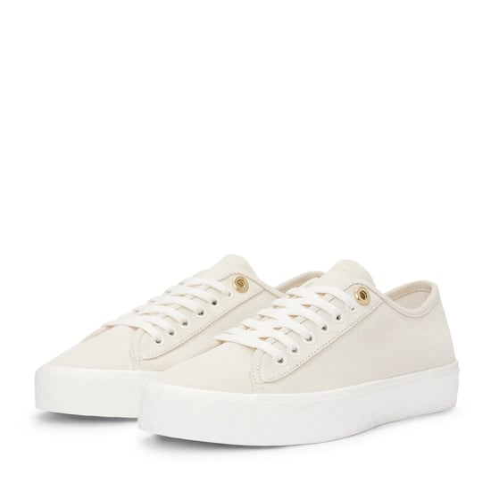 Women's Boss AidenLM Tennis Trainers in White - Image 6