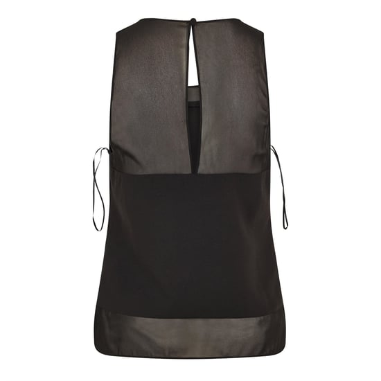 Damen Ted Baker Ärmelloses Top mit Paneel-Detail in Schwarz - Image 2