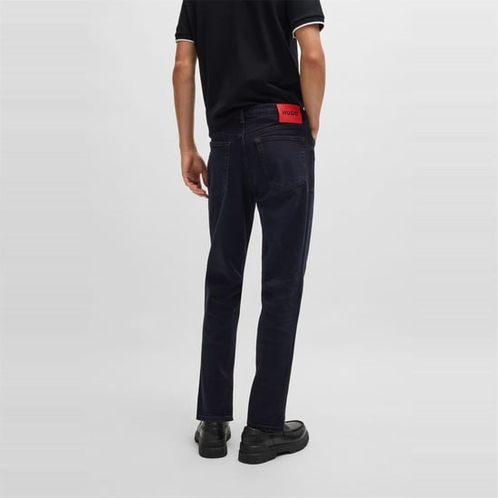 Men's Boss Tapered-Fit Jeans in Dark Blue - Image 2