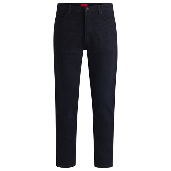 Men's Boss Tapered-Fit Jeans in Dark Blue - Image 5