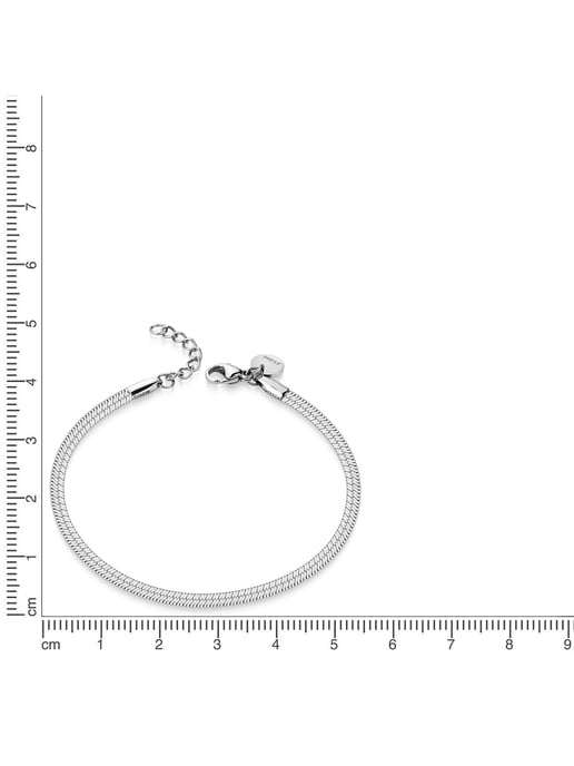 Zeeme Stainless Steel Armband Stahl glanz 18 + 2 cm - Image 3