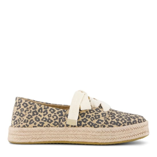 TOMS Carolina Schnürung Baumwoll Damen Haferflocken Espadrilles - Image 3