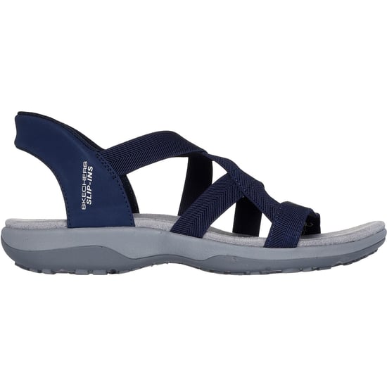 Skechers Reggae Slim Stretch Flex Damen Sandalen in Marineblau - Image 5