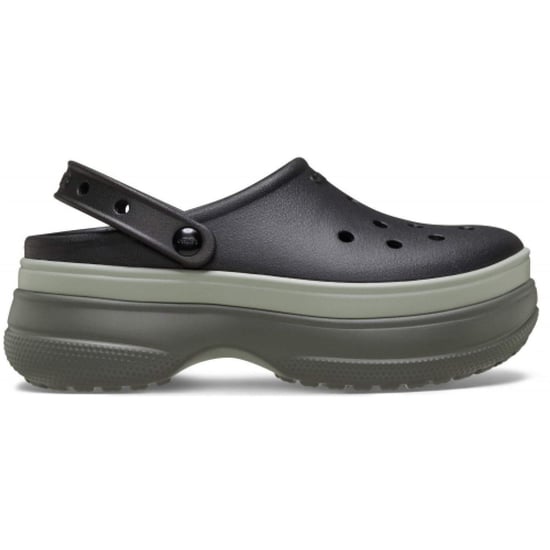 Crocs Classic Stacked Thermoplastische schwarze Clogs - Image 1