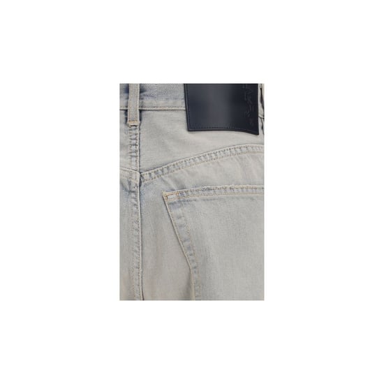 Haikure Blaue Baumwolle Relaxed Fit Jeans - Image 3