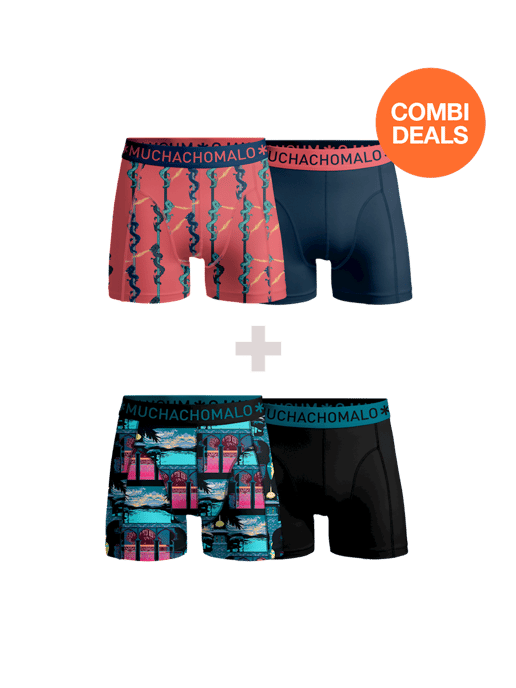 Muchachomalo Herren Boxershorts – 2+2 Stück – Herren Unterhosen - Image 1