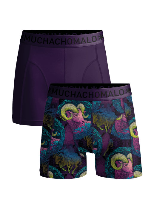 Muchachomalo Boxershorts aus Baumwoll-Modal für Herren – 2er-Pack – Herrenunterwäsch - Image 1