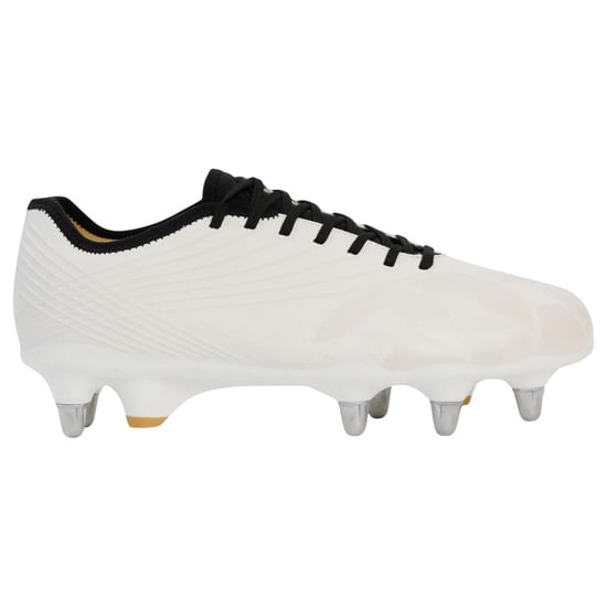 Canterbury - "Stampede Groundbreak Pro" Rugby-Stiefel für weichen Boden für Herren/Damen Unisex (Weiß/Schwarz) - Image 1