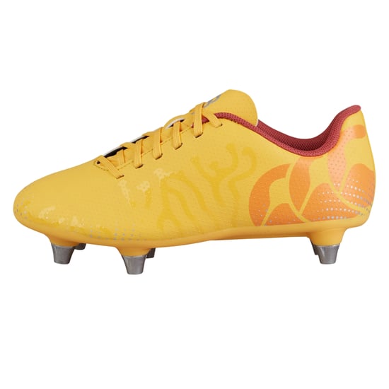 Canterbury - Kinder Rugby-Stiefel für weichen Boden "Speed Infinite Team" (Bernsteingelb/Orange/Marsrot) - Image 1