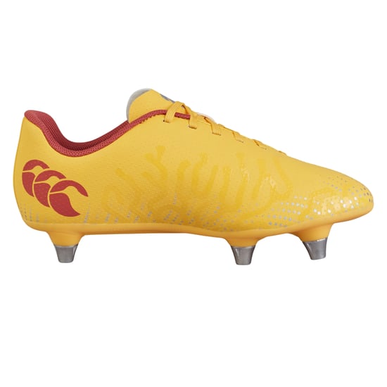 Canterbury - Kinder Rugby-Stiefel für weichen Boden "Speed Infinite Team" (Bernsteingelb/Orange/Marsrot) - Image 2