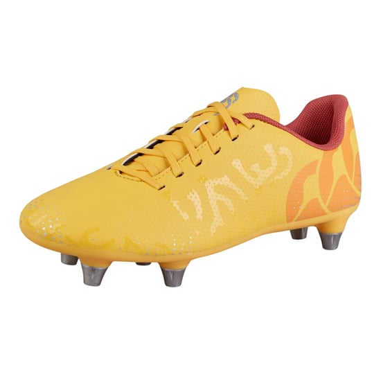 Canterbury - Kinder Rugby-Stiefel für weichen Boden "Speed Infinite Team" (Bernsteingelb/Orange/Marsrot) - Image 3