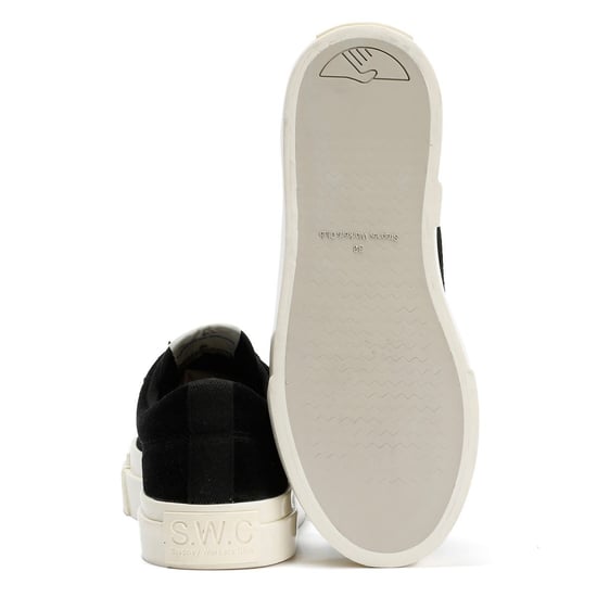 Stepney Workers Club Dellow L Suede Damen Schwarz Sneakers - Image 4
