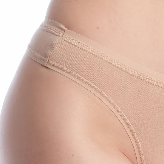 Packung mit 2 Damen-Micromodal-Thongs Q105 - Image 3
