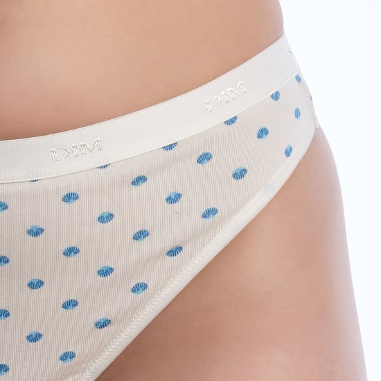 3er-Pack Baumwoll-Stretch-Tangas D4C19 für Damen - Image 3