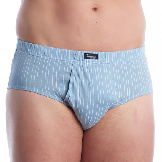 3er-Pack Herren Essenzielle Bedruckte Slips mit Öffnung A0090 - Image 5