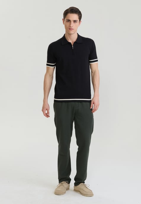 Polo Shirt Kurzarm Polo Shirt Kurzarm Mit Reißverschluss - Image 2