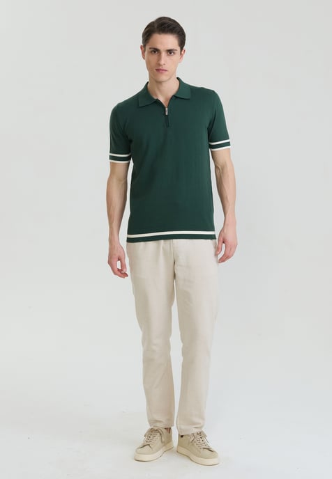 Polo Shirt Kurzarm Polo Shirt Kurzarm Mit Reißverschluss - Image 2
