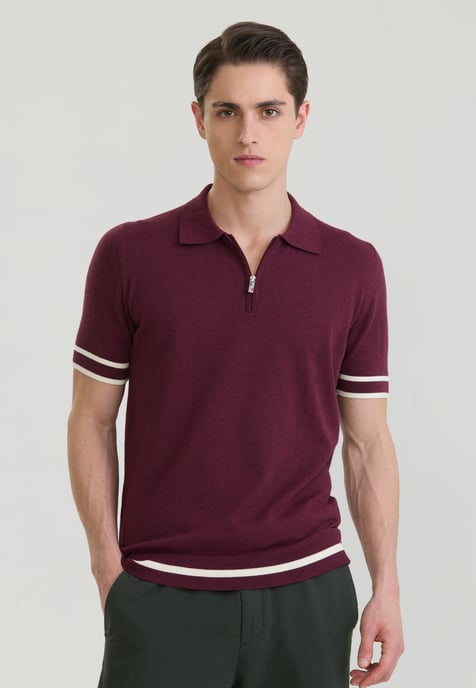 Polo Shirt Kurzarm Polo Shirt Kurzarm Mit Reißverschluss - Image 1