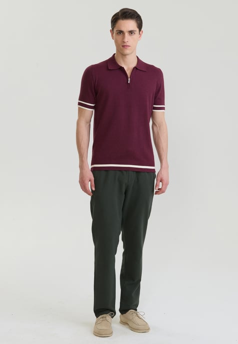 Polo Shirt Kurzarm Polo Shirt Kurzarm Mit Reißverschluss - Image 2