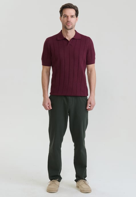Polo Shirt Kurzarm Strick-Polo Shirt Kurzarm - Image 2