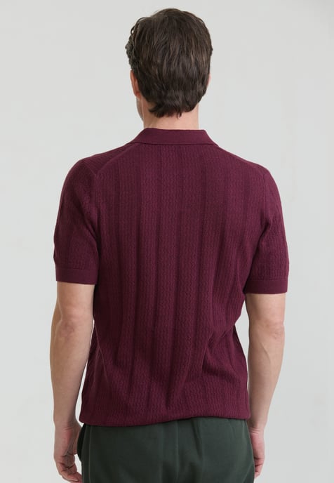 Polo Shirt Kurzarm Strick-Polo Shirt Kurzarm - Image 3