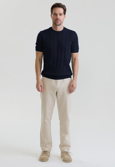 T-Shirt Strick-Tshirt Kurzarm - Image 2