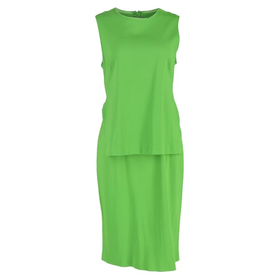 Sportmax Lagenkleid Midi aus grüner Viskose - Image 1