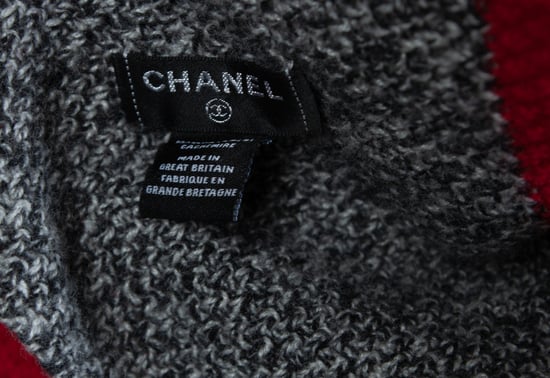 Chanel, Übergroßer Kaschmirschal mit CC-Logo - Image 3